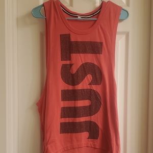 Pink Nike tank top medium